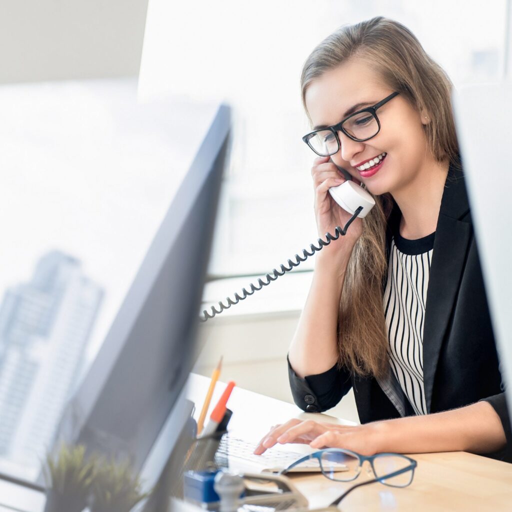 skytop vending support rep on the phone