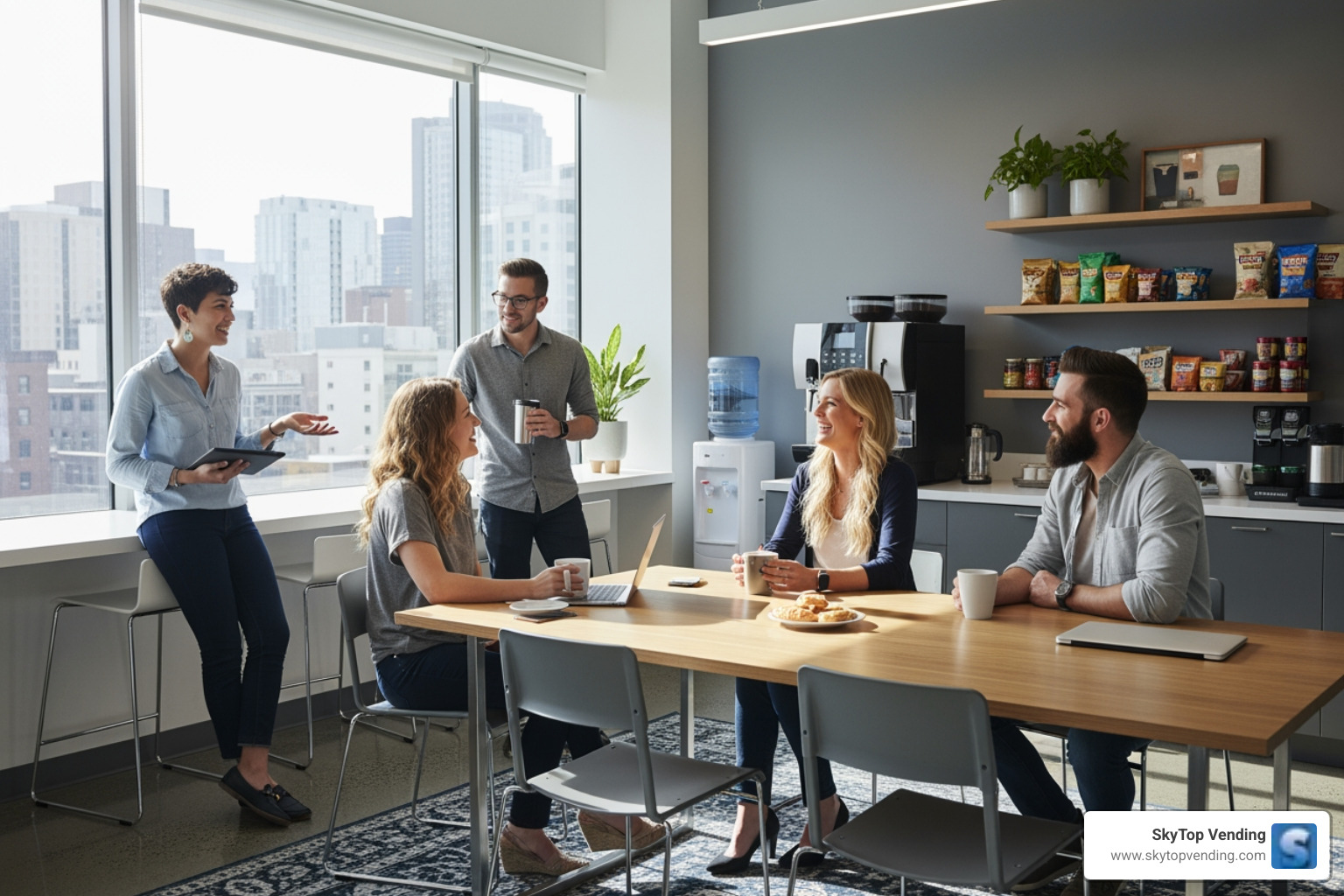 Corporate coffee delivery